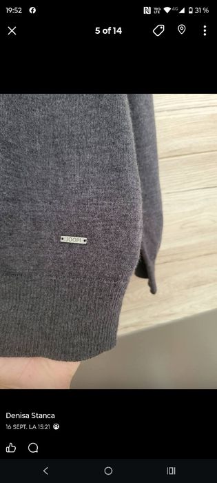 Pulover Joop, merino extrafin