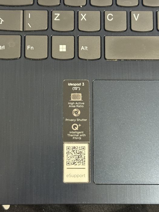 Laptop Lenovo IdeaPad 3  i3-1115G4, 8GB, 256GB SSD, Windows 10