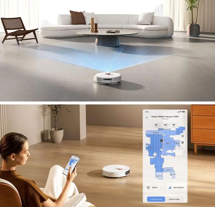 Робот-пылесос Xiaomi влажная/сухая уборка Оригинал Доставка бесплатно