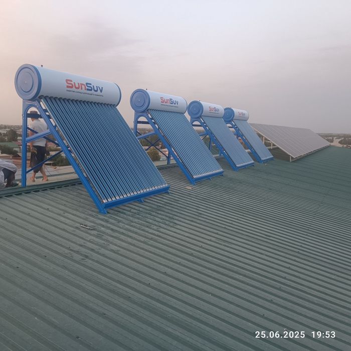 Солнечный Водонагреватель без давлением 100л