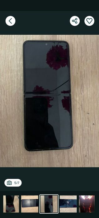 Vând telefon Samsung z flip 4 semi funcțional are nevoie de reparații