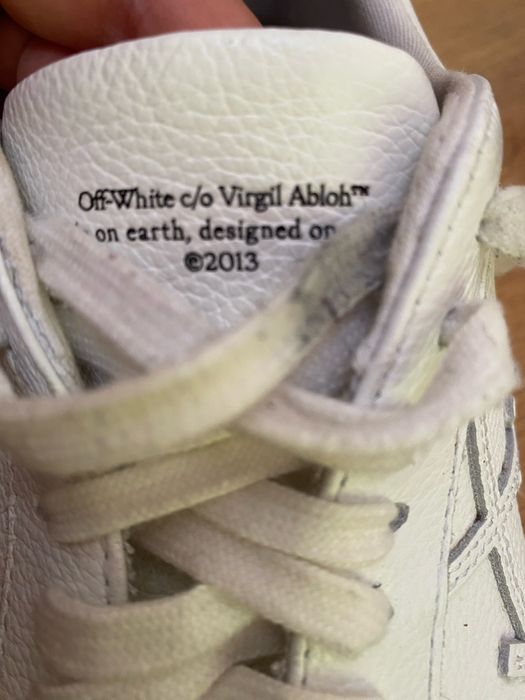 Sneakers Off-White "Out Of Office" albi - mărimea 44