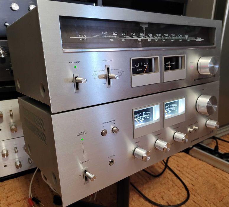 PIONEER SA-506 + PIONEER TX-606 set Hi-Fi vintage *1978