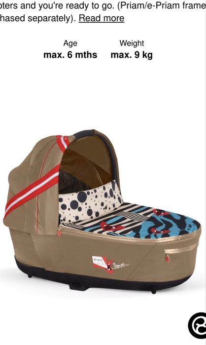 Vand landou Cybex Priam Lux Carty cot