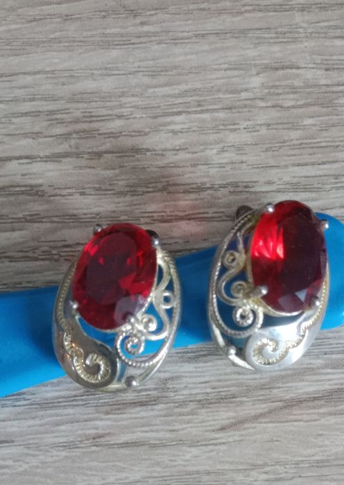 Серьги серебро 925 советские