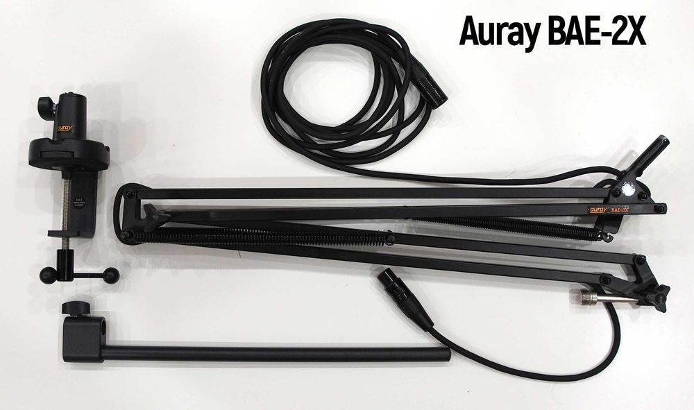 Auray BAE-2X - студийный пантограф с XLR кабелем (стриминг / подкаст)