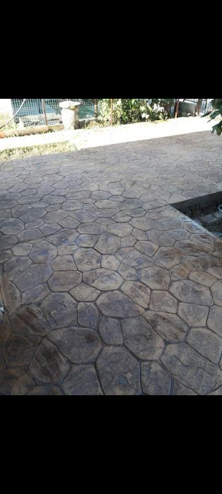 Beton elicopterizat si amprentat
