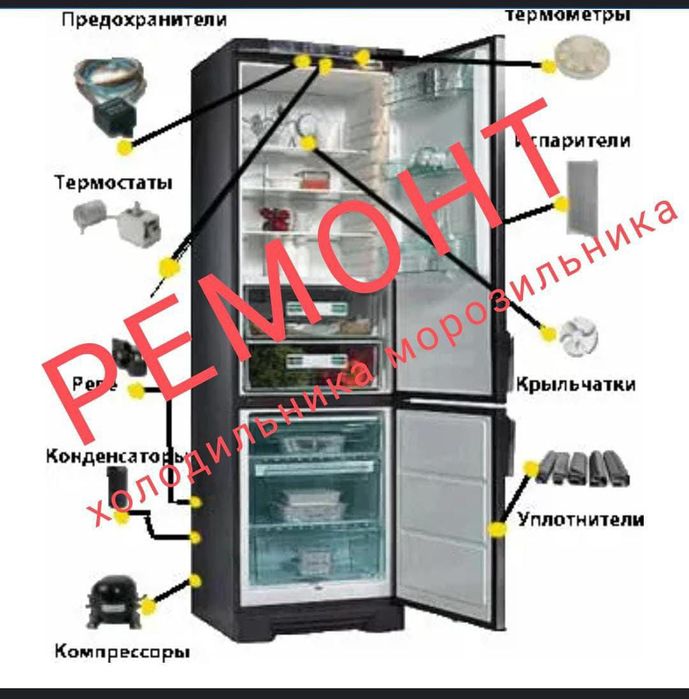 Ремонт холодильников в Астане