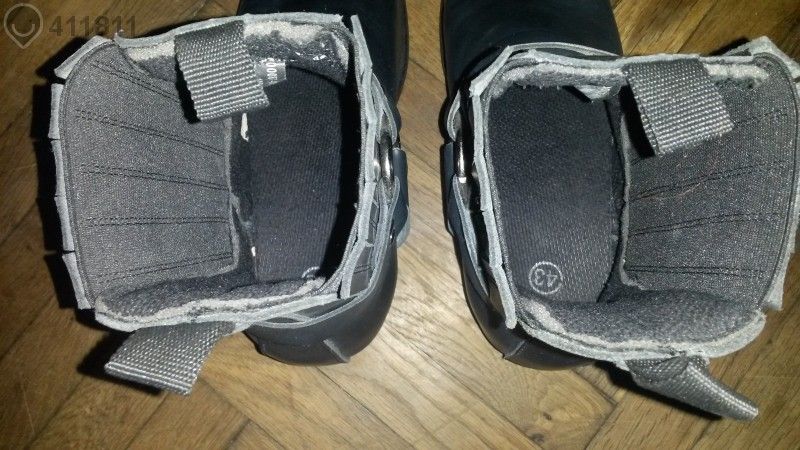 Екстравагантни Черни Кожени Боти Highway