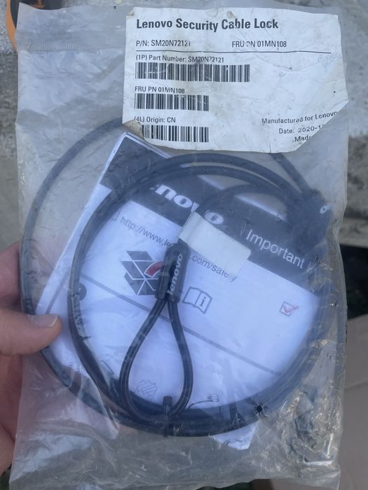 Kensington lock cablu antifurt laptop Lenovo nou