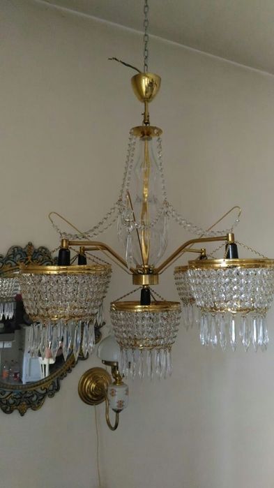 продам люстру хрустальную