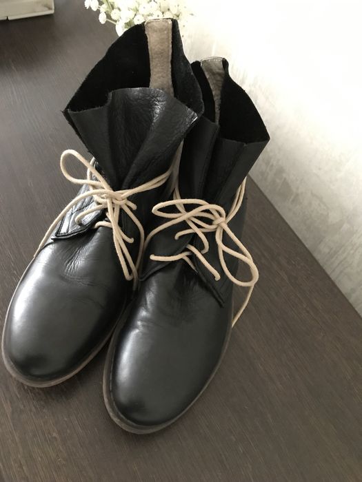 Ботинки демисезонные кожа 39 р.