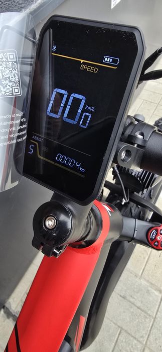 Ел. Велосипед 2х750W DUOTTS S26 26ц.Х 4.0 гуми два мотора бат.48V20Ah черно червен