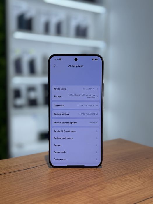 Xiaomi 15T Pro 5g 512Gb Black/Baterie 98%/Fact+Gar 12 luni