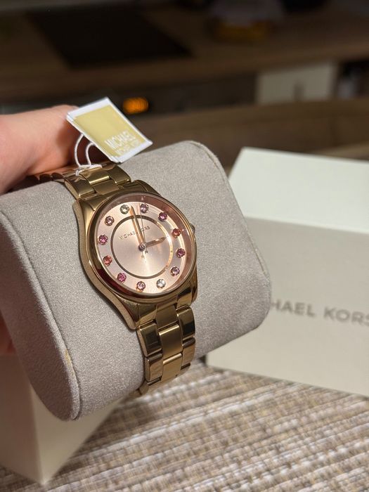 Дамски часовник Michael Kors MK6604, благородна стомана, розово злато