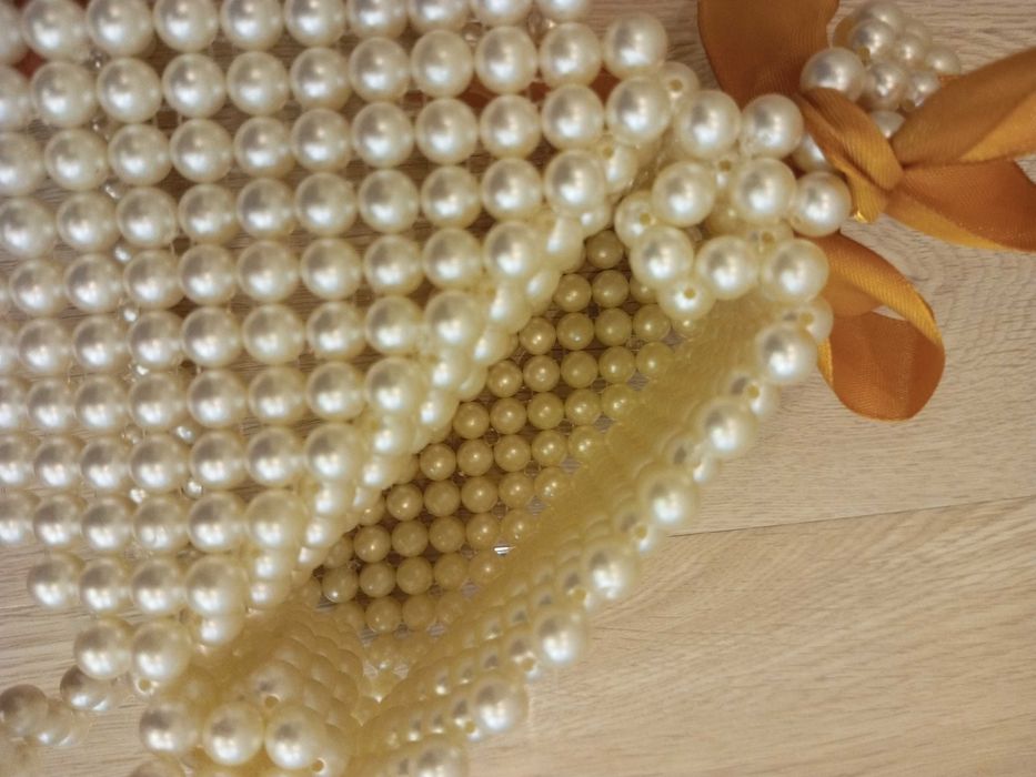 Сумка из бусин можно и свадьбу и очень стильно