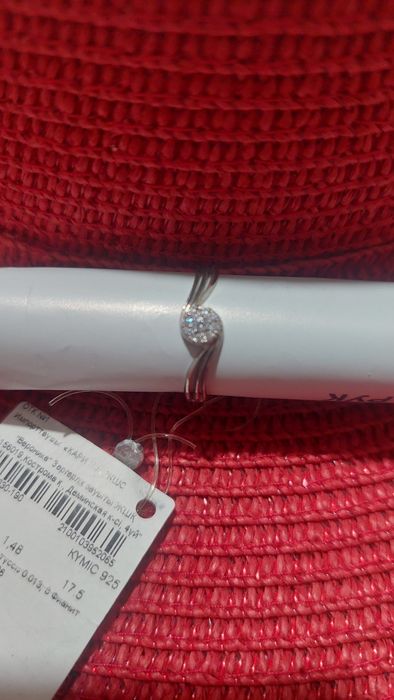 Кольцо женское позолоченное