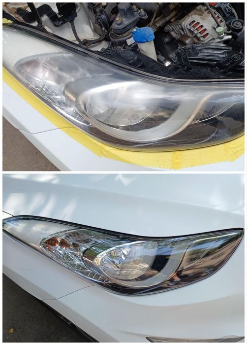 Полировка фар востоновим