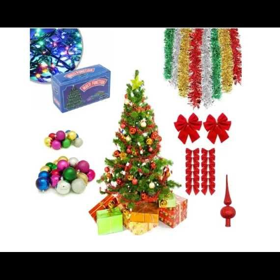 Brad artifical 180cm si accesorii incluse impodobit si instalatie