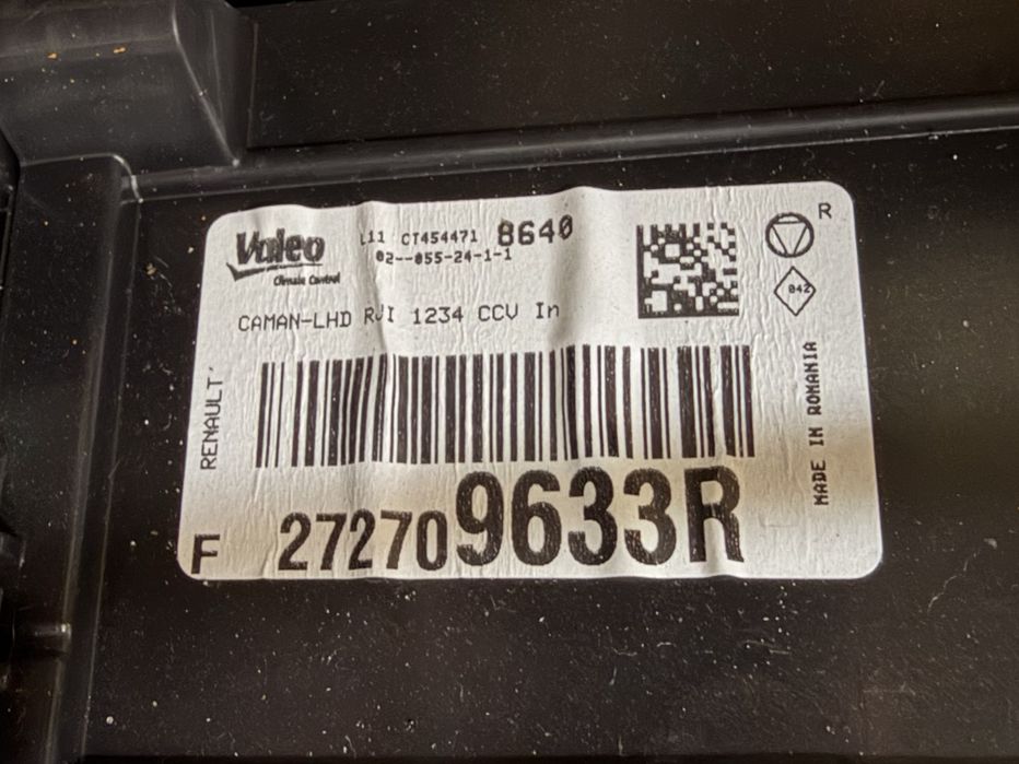 Aeroterma / Ventilator habitaclu Dacia Jogger 2020-2025