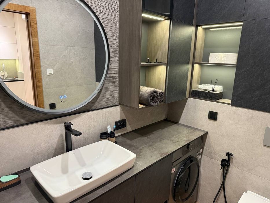 2х комнатная 50м², Akay City, 6 этаж люкс ремонт дом полностью заселен