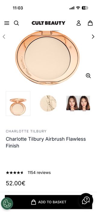 Charlotte Tilbury Airbrush Flawless Finish – пудра
