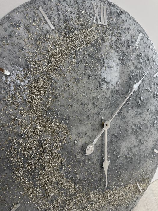 Ceas de perete din ceara epoxidica 70cm