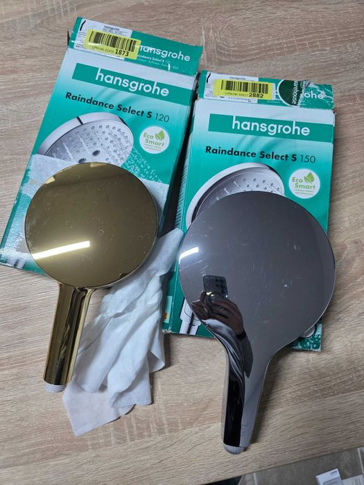 Para de dus Hansgrohe Raindance Select S 120 auriu