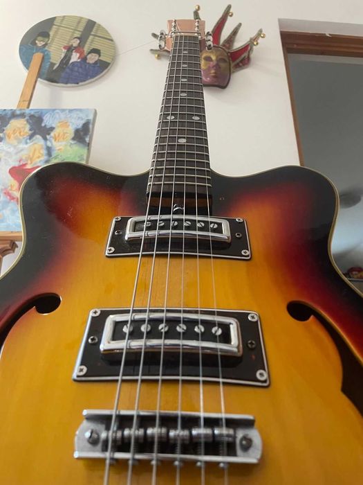 Chitara japoneza 1960-1970 MIJ restaurata, conditie perfecta (TEISCO/SILVERTONE)