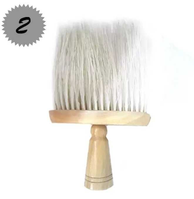 Четка за врат с дървена дръжка - различни модели, синтетични влакна