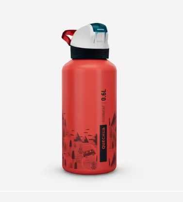 Детска бутилка за вода от алуминий (налични цветове)