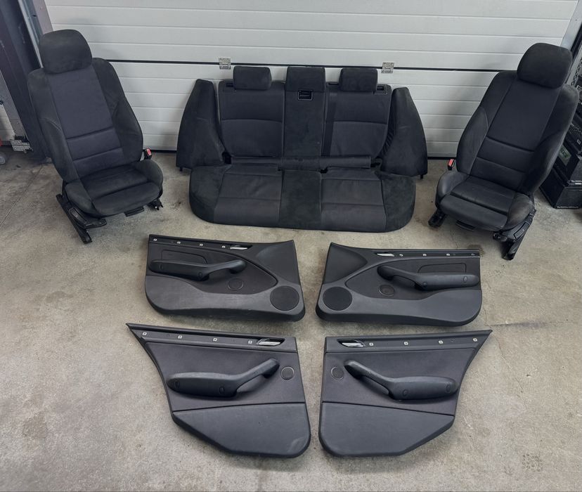 Рекаро салон алкантара и плат за bmw Е46 комби