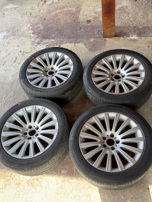 Set Jante BMW Style 235 pe 19 inch - 5x120 - Anvelope Continental 255/45 R19