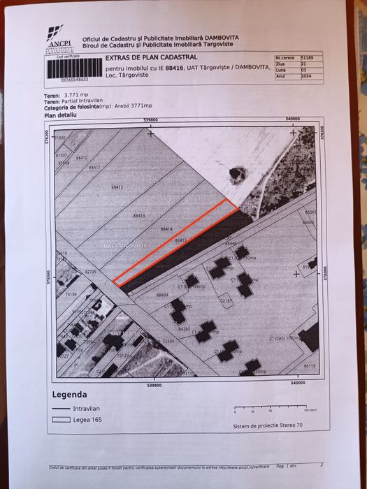 Teren de vănzare in Tărgoviște