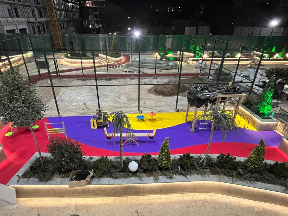 Резиновое покрытие с добавлением EPDM гранул