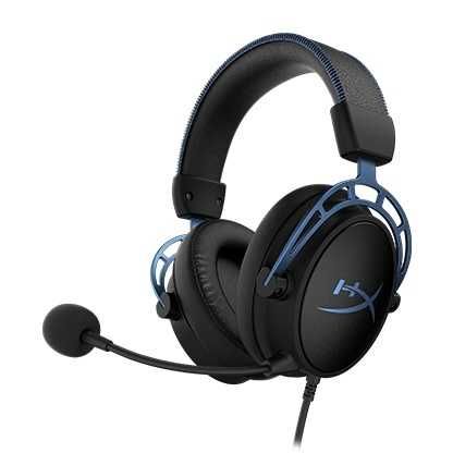 Игровые наушники HyperX Cloud Alpha S Blue