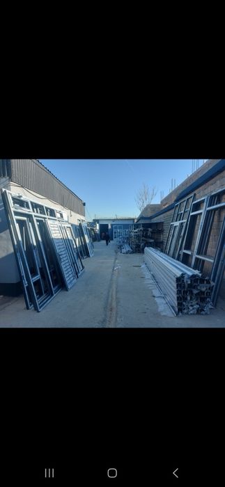 Есік терезе фортучка витраж АЛЮМИНИЙ