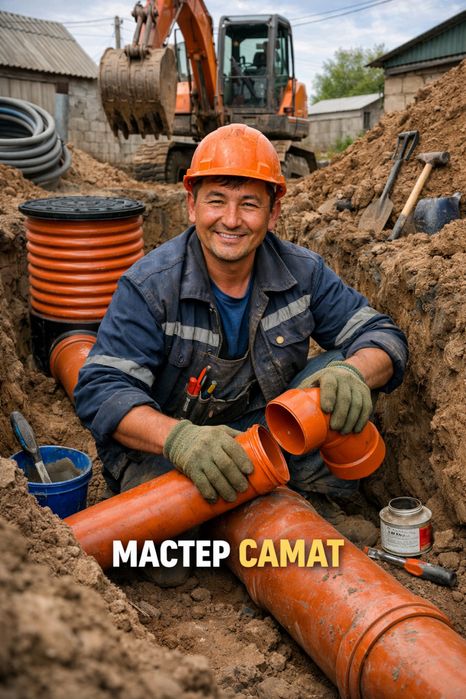 Сантехник канализация шымкент