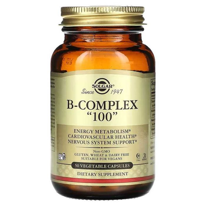 Solgar B-Complex 100 B Complex 100 B-Complex B Complex 50 B-комплекс