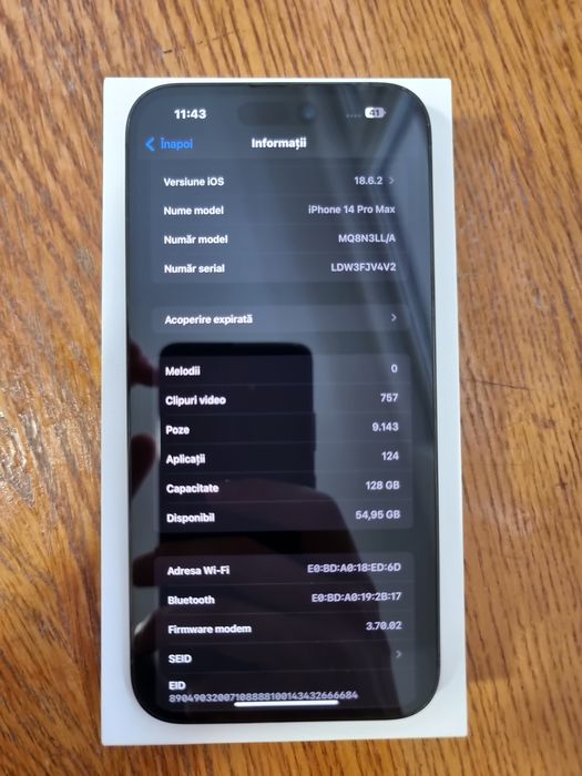 iPhone 14 pro MAX, 128gb