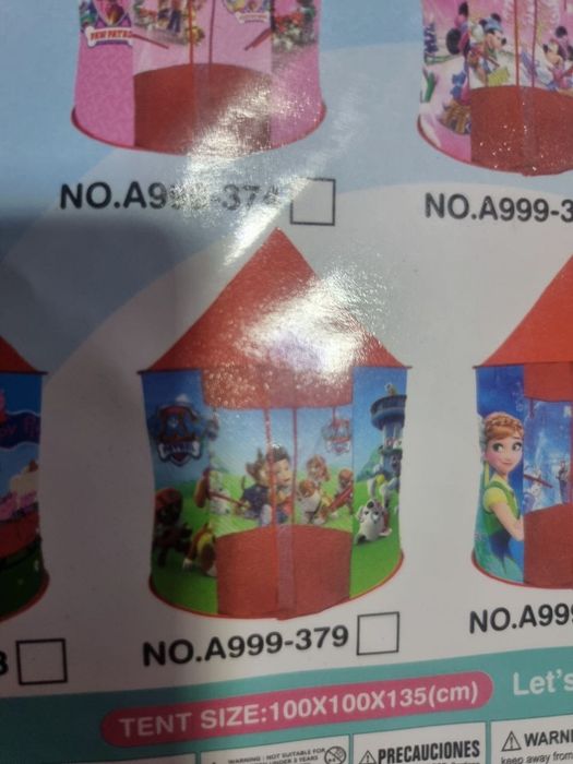 Новогодний СКИДКА Человек паук и Патрул  Palatka DOMIK UYCHALAR 
Manzi