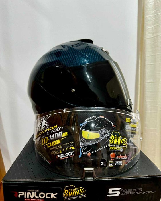 Scorpion Exo 1400 EVO Air Carbon - Blue