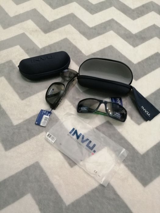 INVU ochelari de soare bărbați ULTRA POLARIZAȚI lavetă + toc SWISS EYEWEAR | produs NOU cu etichetă | transport GRATUIT‼️FAN Courier