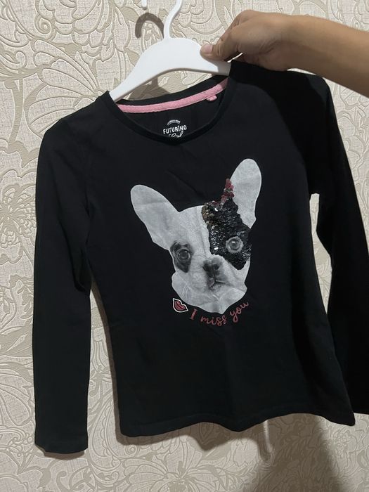 Кофта лонгслив черная