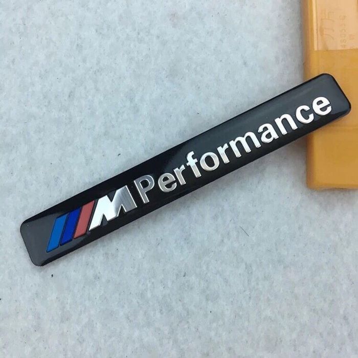 Emblema Sticker logo grila bord Xdrive BMW M Performance aluminiu X5 6