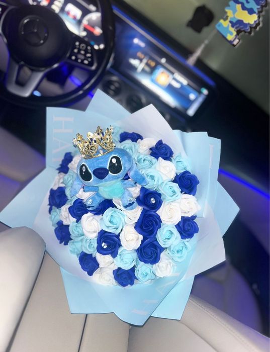 Buchet trandafiri din sapun 89 lei