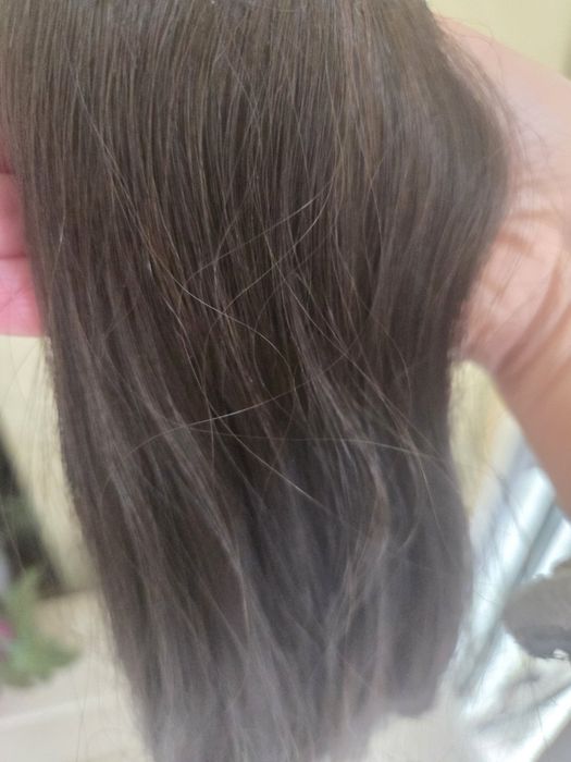 естествена славянска коса на опашка