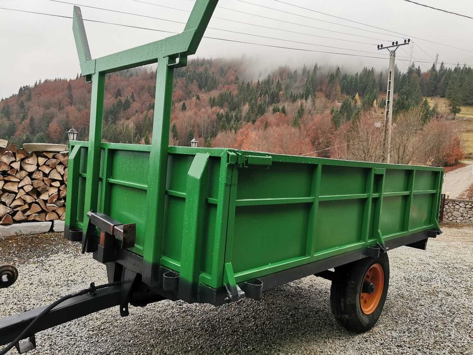 Remorcă tractor 6T, basculabilă, ca nouă