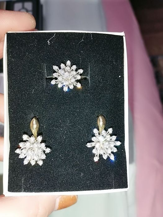 Новые золото набор в наличии есть 585пр