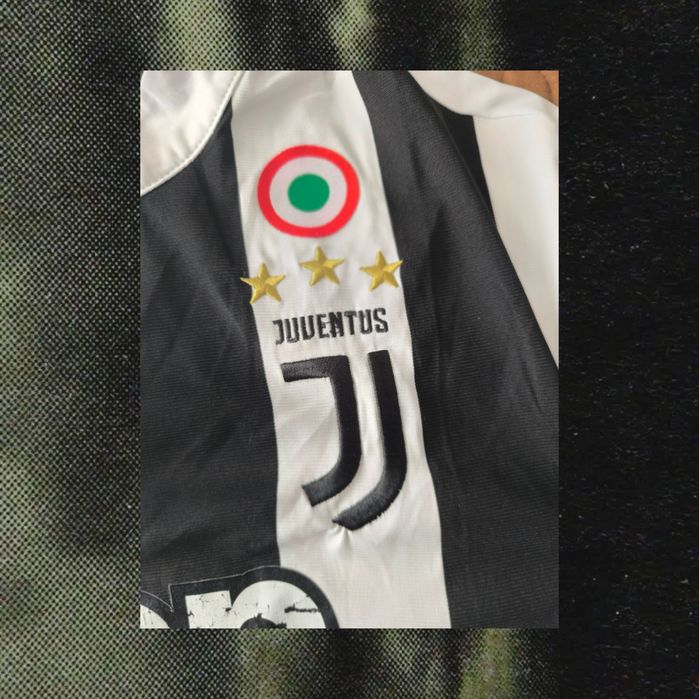 Juventus 2017-2018 Home Kit Adidas Футболна Тениска С Яка
